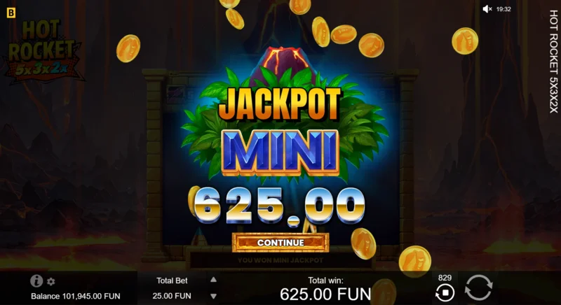 Hot Rocket 5x 3x 2x - Max x1000 Jackpot